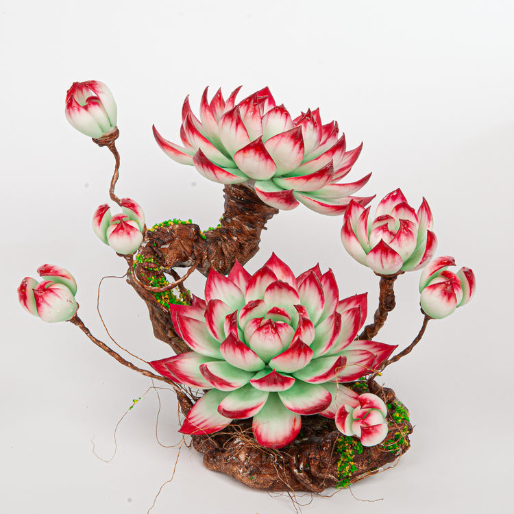 Handmade Clay Succulent Plant W005