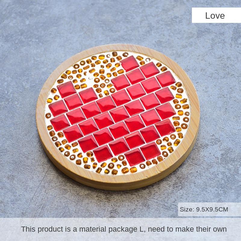 Mosaic coasters DIY Kits（Circle）