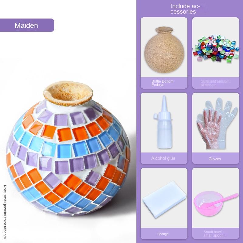 Mosaic Vase DIY Kits（Mine Bottle）