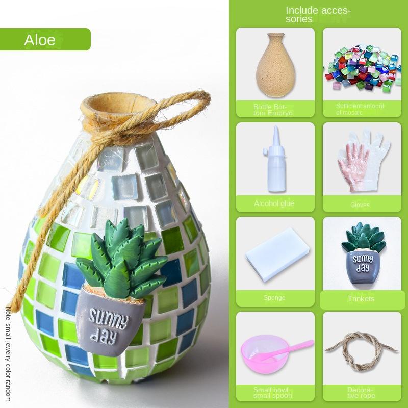 Mosaic Vas DIY Kits（Small Mouth Bottle）