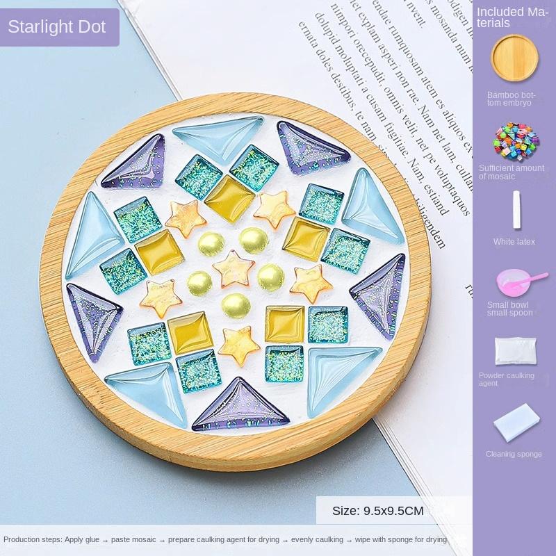 Mosaic coasters DIY Kits（Circle）