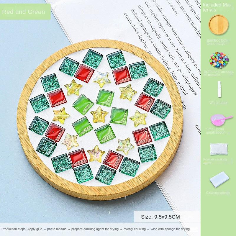 Mosaic coasters DIY Kits（Circle）