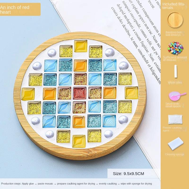 Mosaic coasters DIY Kits（Circle）