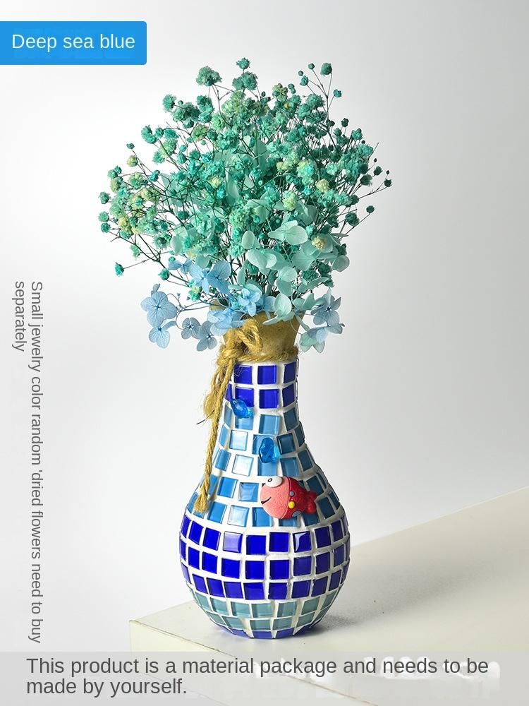 Mosaic Vase DIY Kits（Horn Mouth）