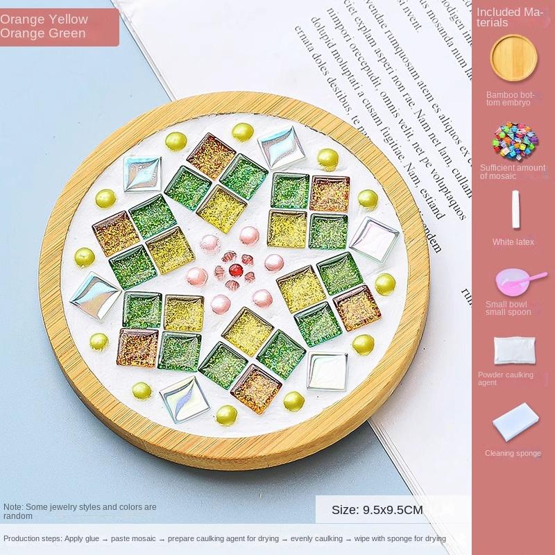 Mosaic coasters DIY Kits（Circle）