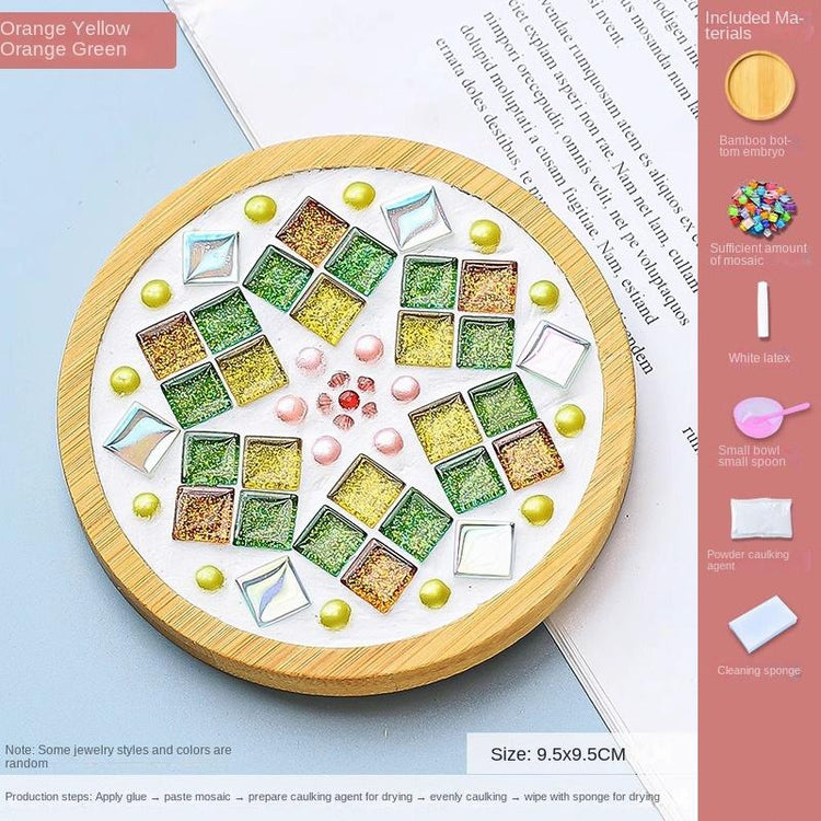 Mosaic coasters DIY Kits（Circle）