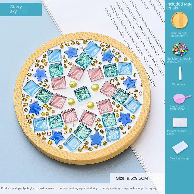 Mosaic coasters DIY Kits（Circle）