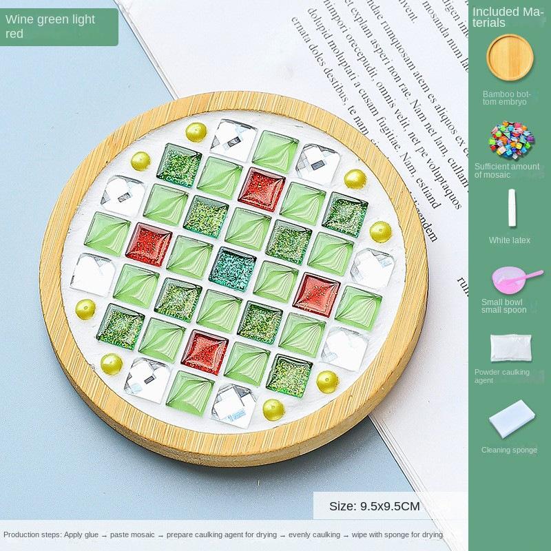 Mosaic coasters DIY Kits（Circle）