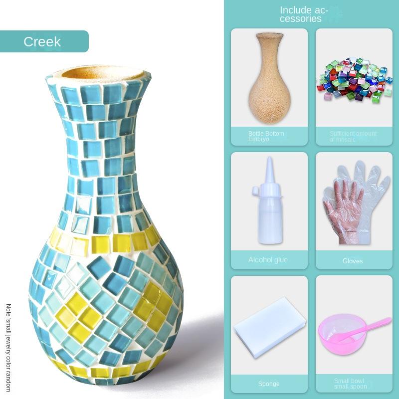 Mosaic Vase DIY Kits（Horn Mouth）