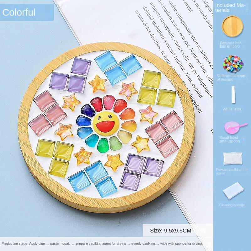 Mosaic coasters DIY Kits（Circle）