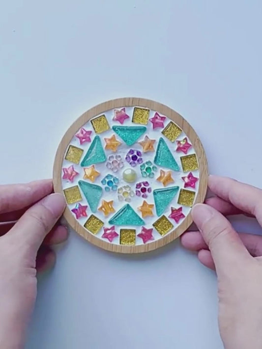 Mosaic coasters DIY Kits（Circle）