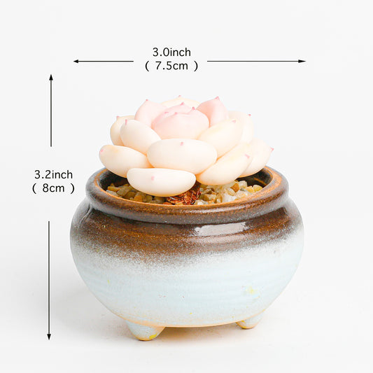 Galagaga Handcrafted Artificial Succulent Plant peachegg
