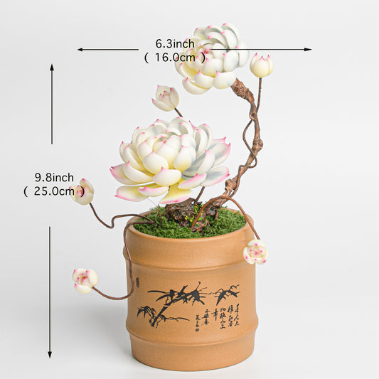 Galagaga Handmade Artificial Succulent  C005